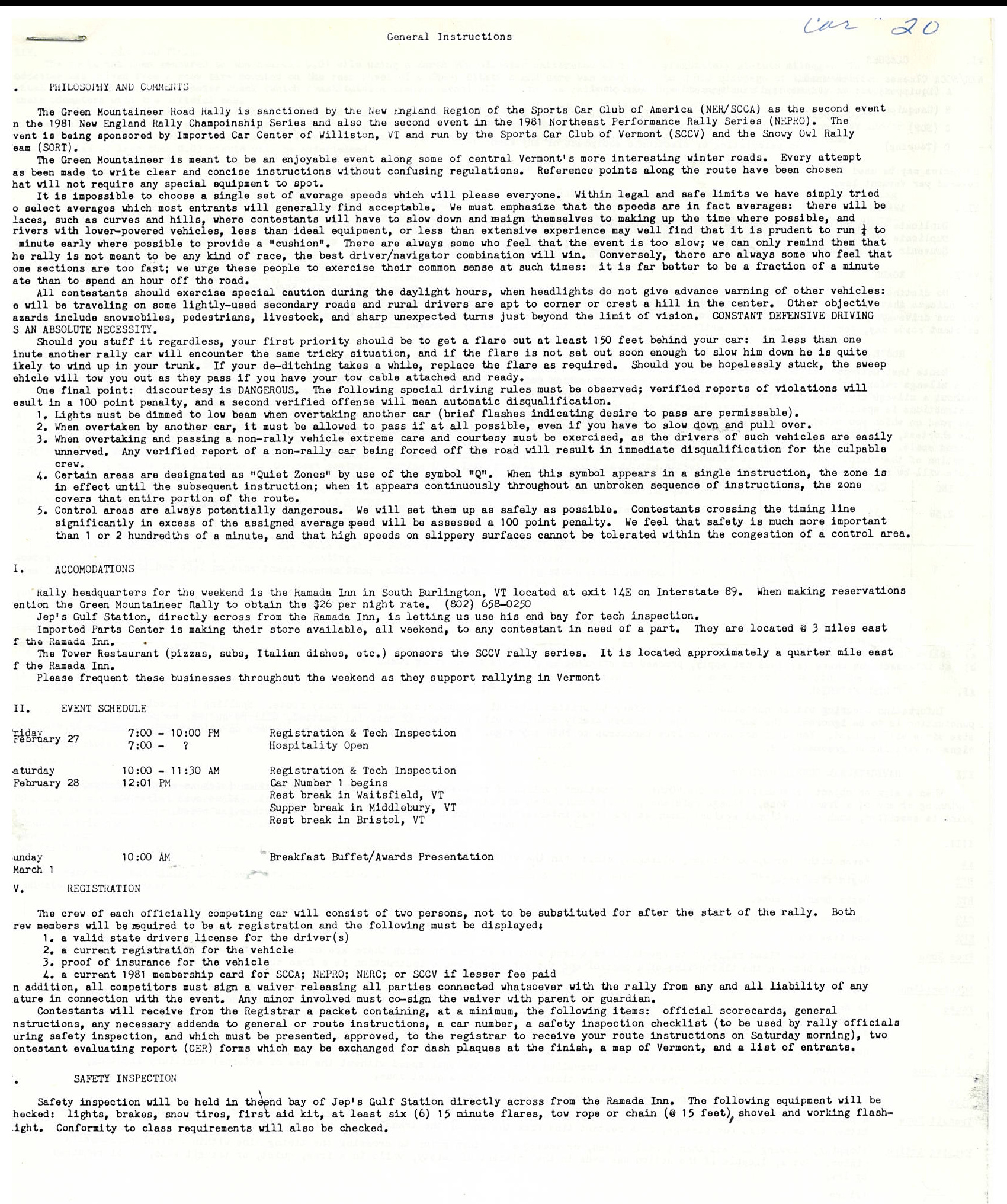 Green Mountaineer 1981