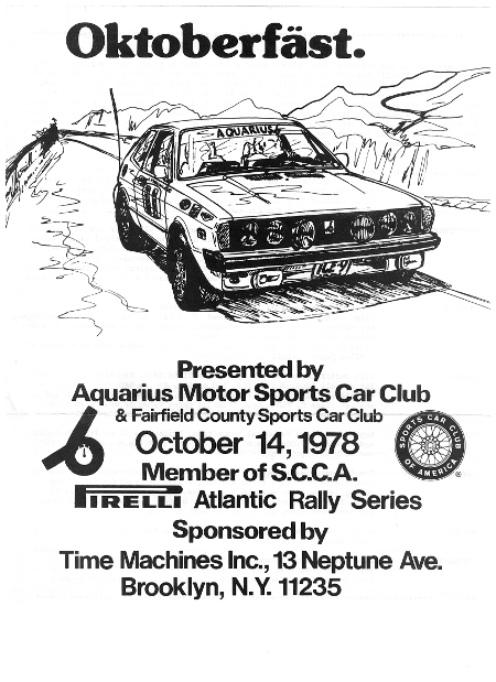 Octoberfast Rally 1978