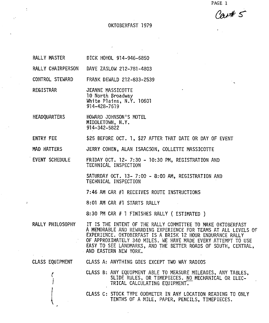 Octoberfast 1979
