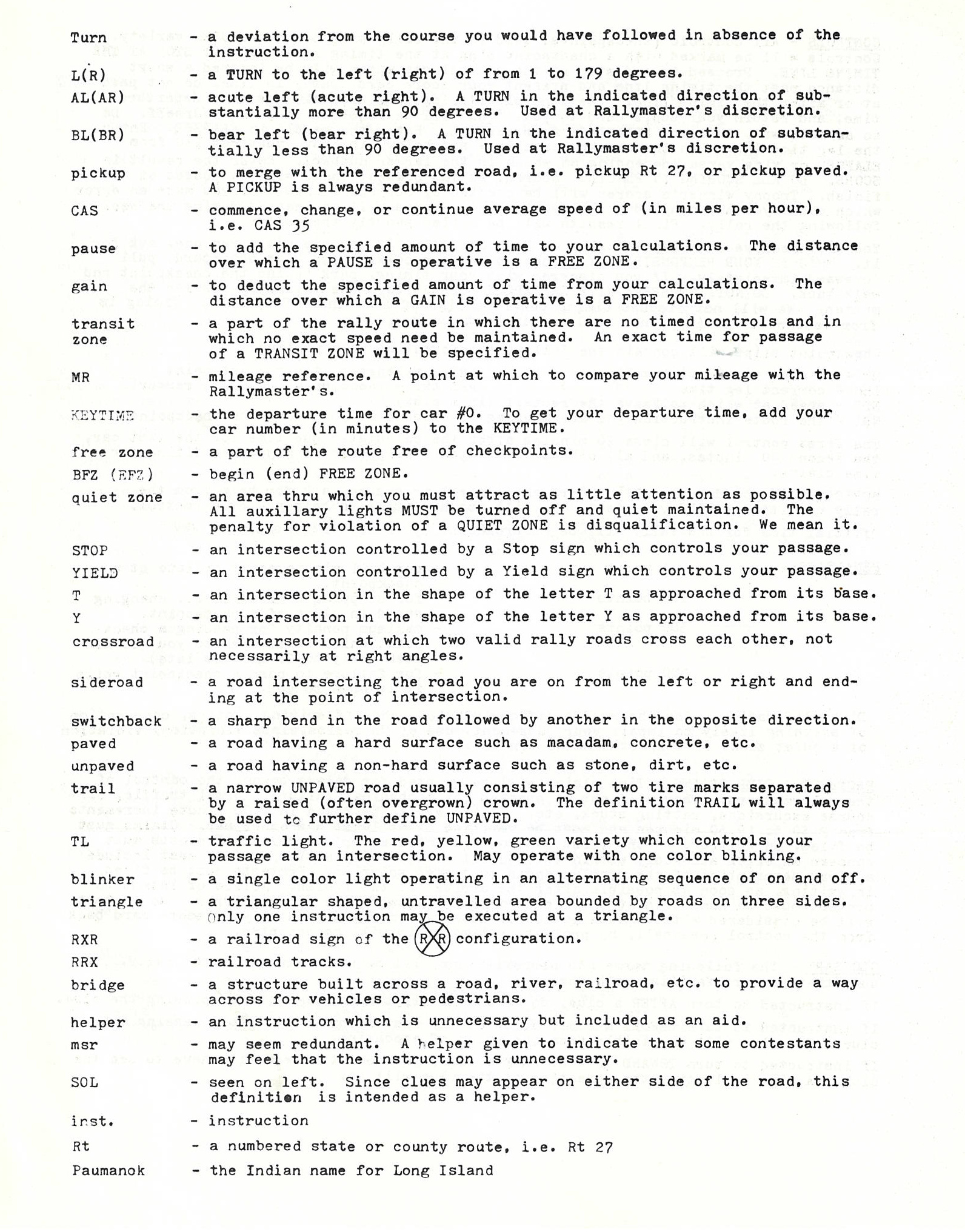 Paumanok Trails 1980