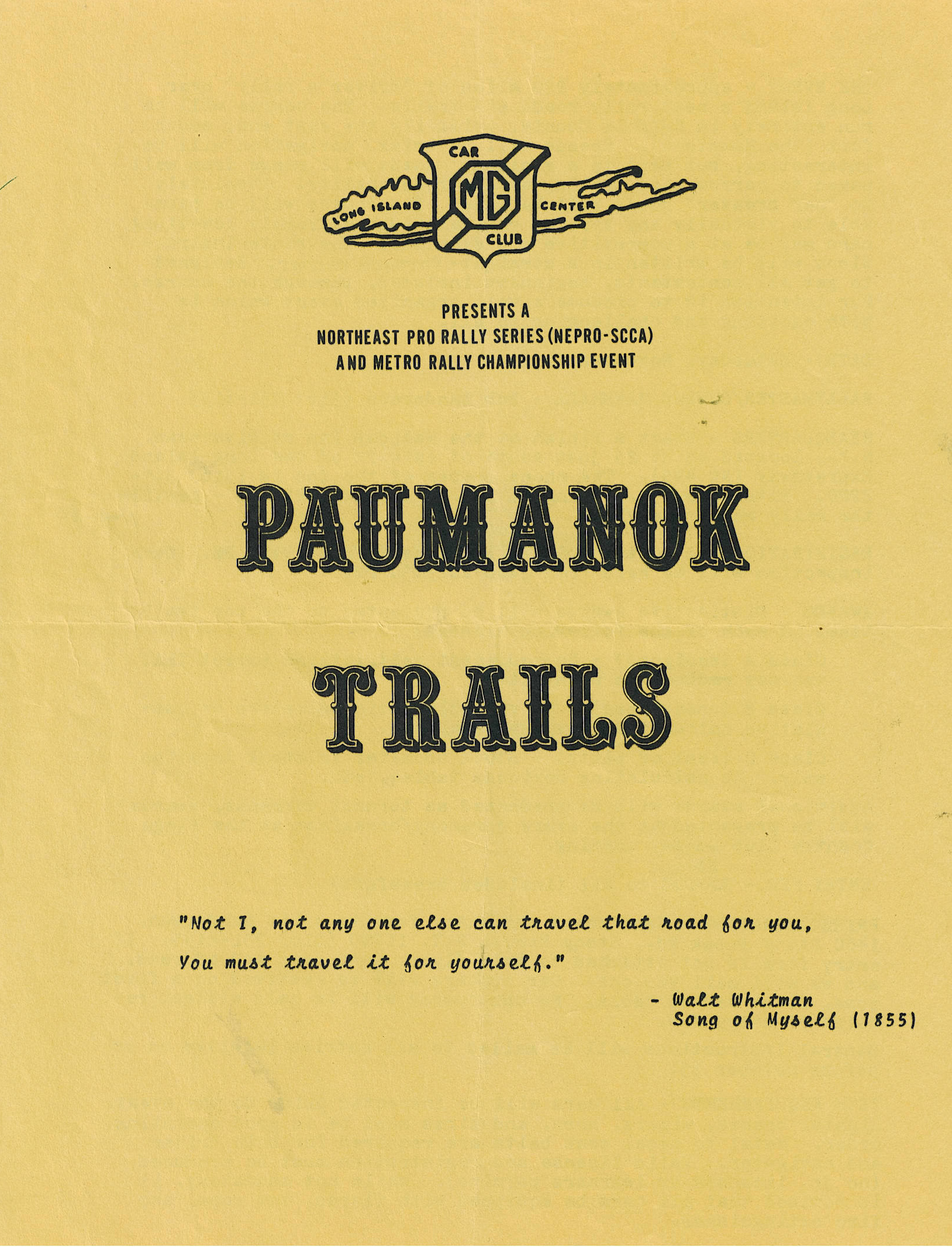 Paumanok Trails 1980