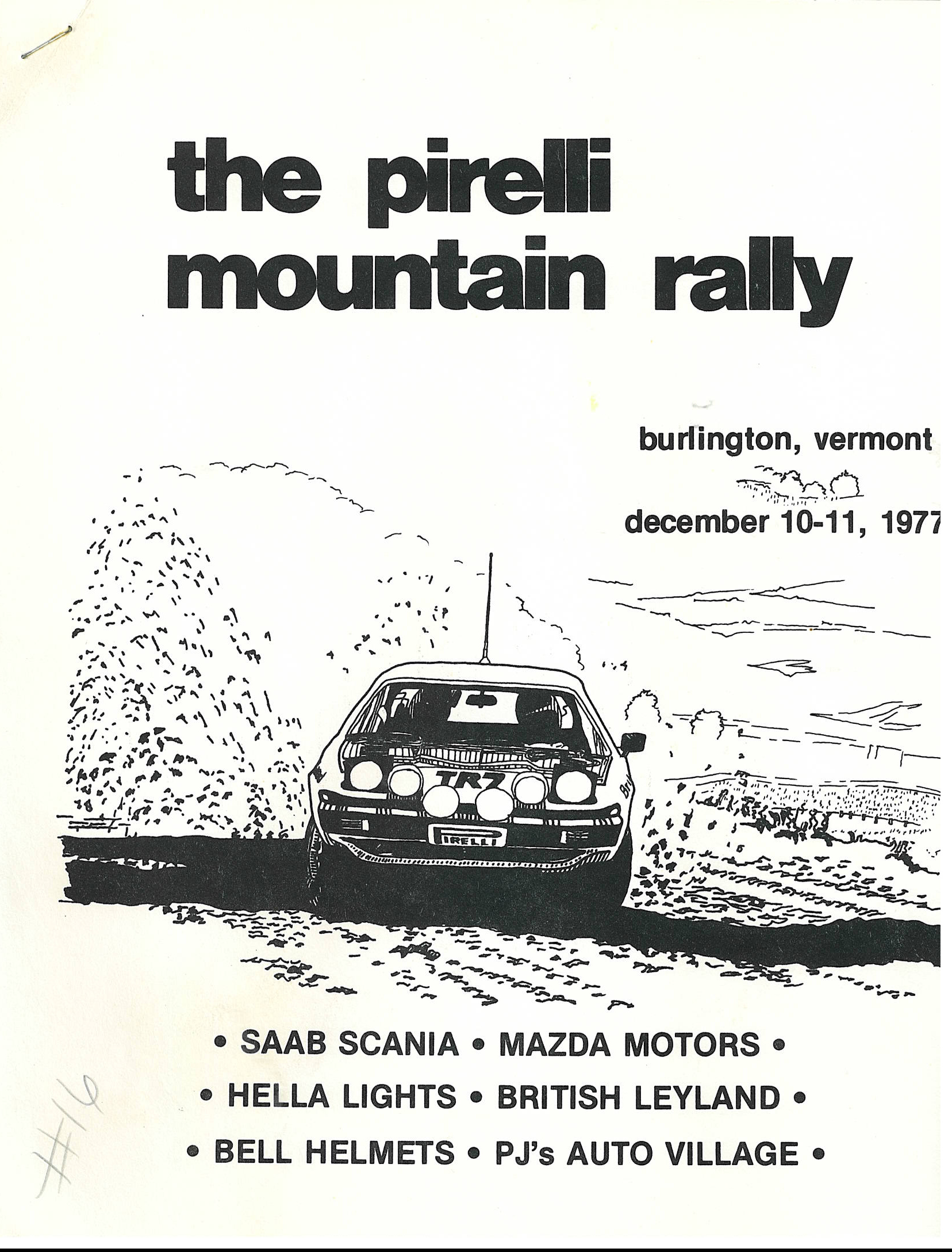 Pirelli Mountian Rally 1977