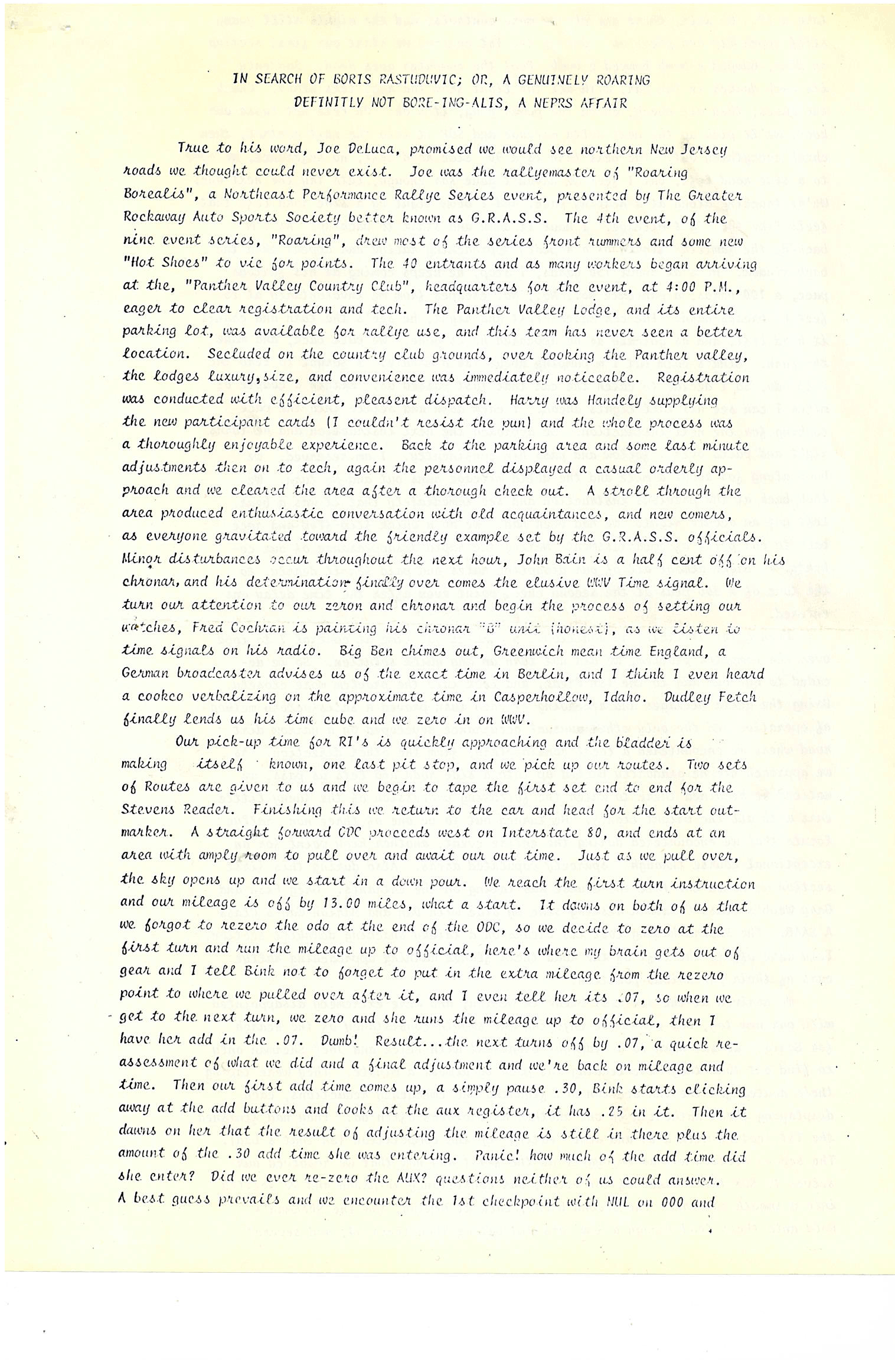 Roaring Borealis 1978