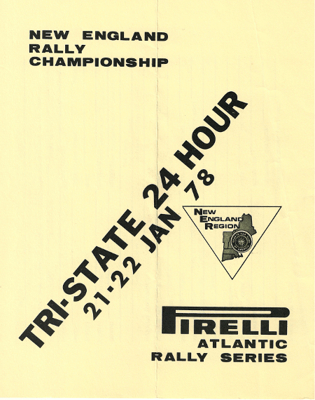 Tri-State 24 Hour Rally 1978