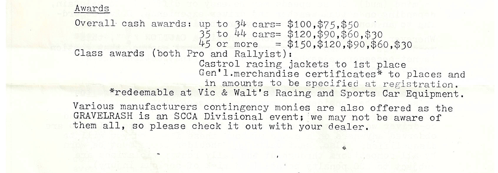 Vic & Walt's Gravelrash 300 1981