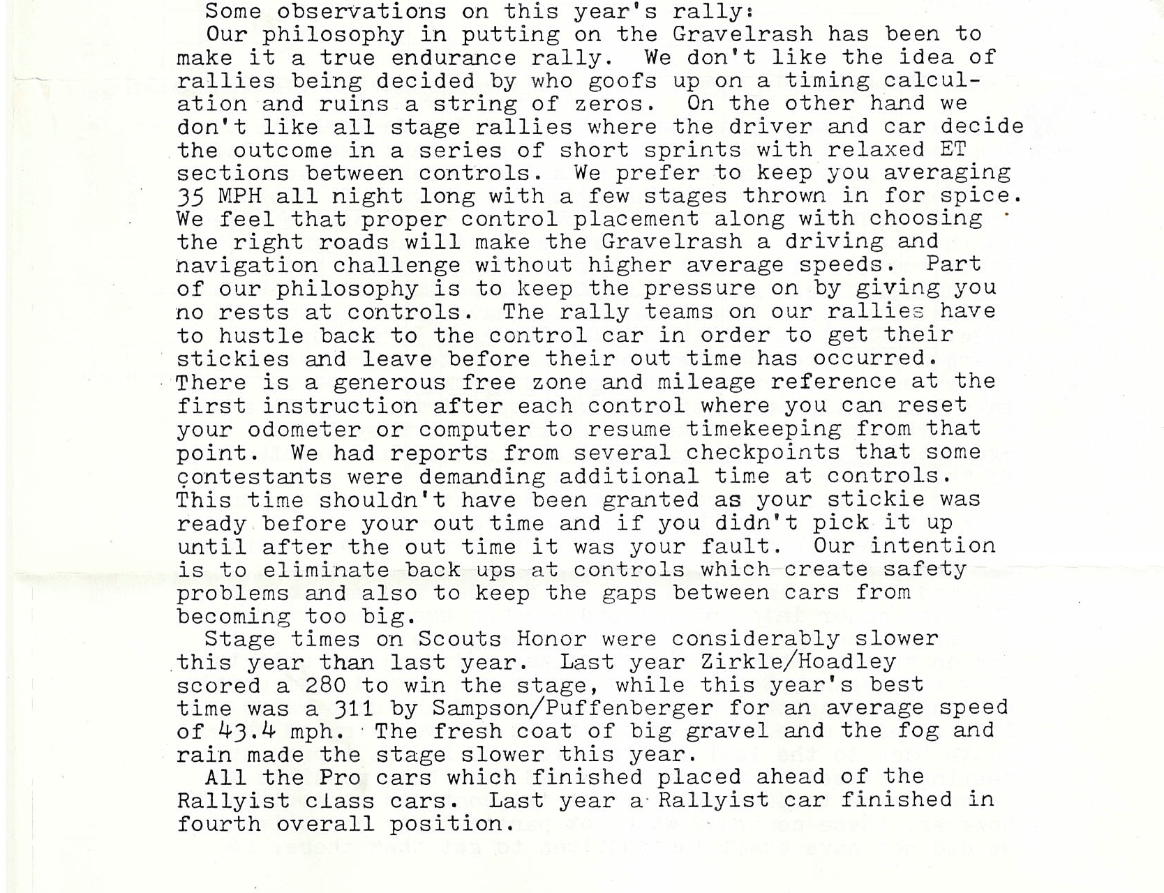 Vic & Walt's Gravelrash 300 1981