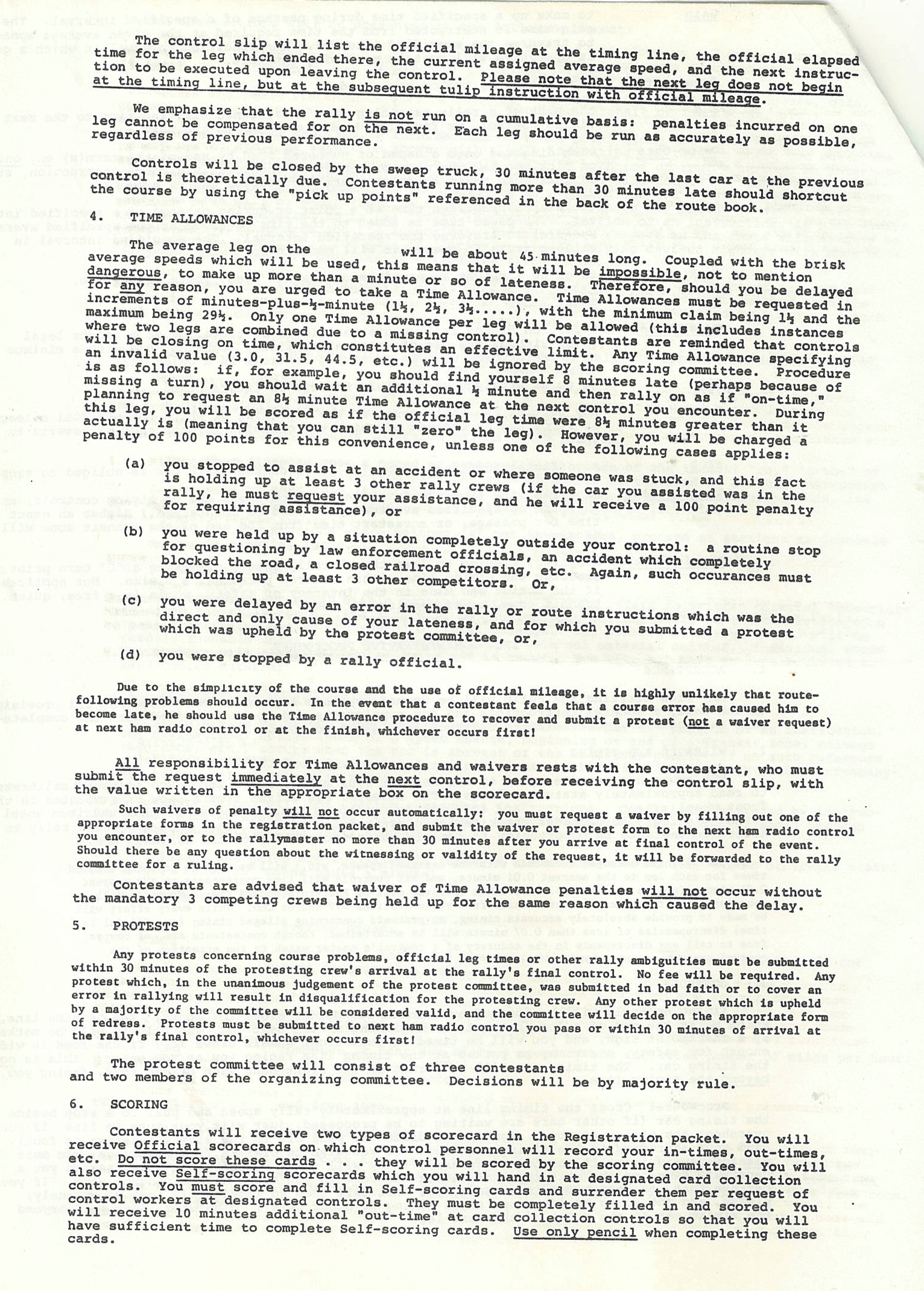 Wellsboro Forest Rally 1981